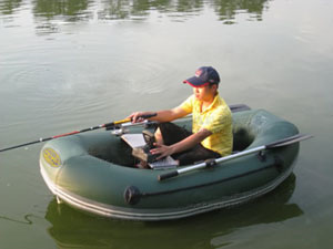 兰州充气皮划艇钓鱼